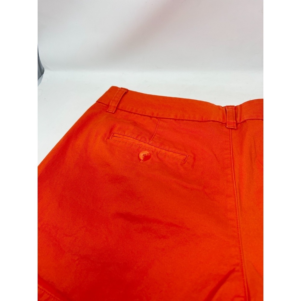 Khakis by Gap Womens Size 8 Orange Cotton Shorts Pockets - Picture 9 of 9